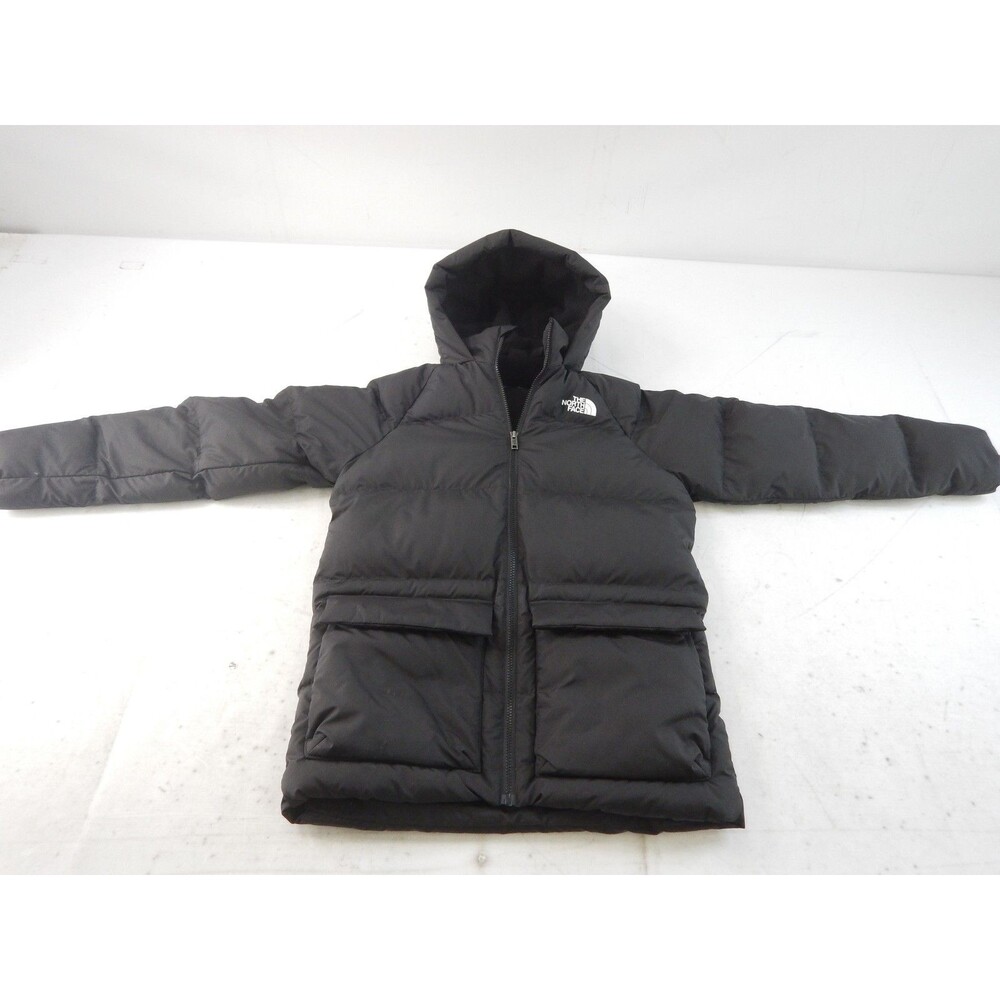 The North Face Teen North Down Fleece-Lined Short Parka, TNF Black, X-Large